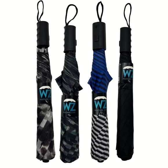 Wholesale Lot Of 96 Weather Zone 39″ Umbrellas – MSRP $16.99 Each – Only $5.20 Each – 576 Or More Only $4.70 Each