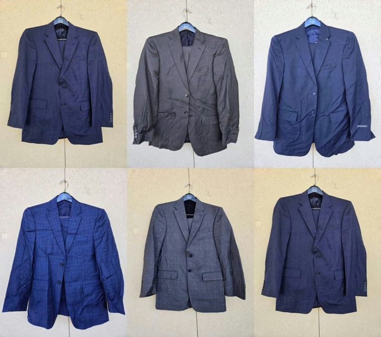 Wholesale Lot Of 3,500 Wool Suits From Jos A Bank Stores – Suits Are New, Wrinkles Due To Packing – Sizes 38-46 – Original Retail Prices From $249.99 Each To $699.99 Each – Your Price Is Only $10 Each