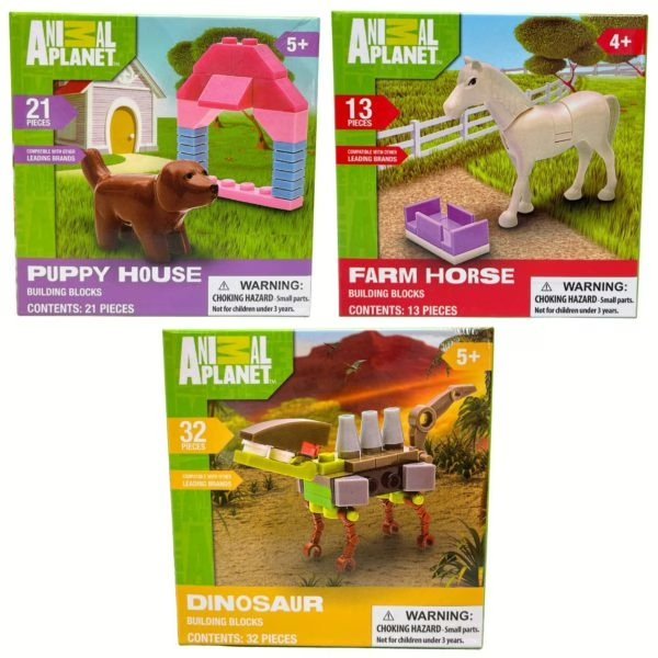 Wholesale Lot Of 1,200 Animal Planet Assorted Building Block Sets – MSRP $24.00 Each – Your Price Is Only .79 Each
