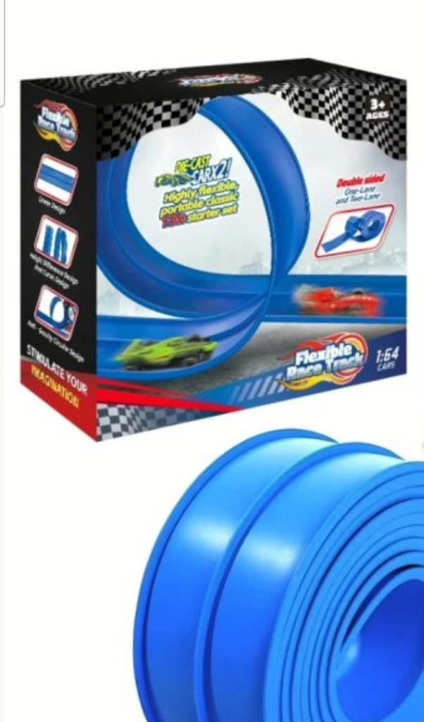 Wholesale Lot Of 28 Flexible Race Car Tracks – 15 Feet Long – Includes 2 Diecast Race Cars – MSRP $29.99 Each – Your Price Is Only $14.00 Each – Free Shipping