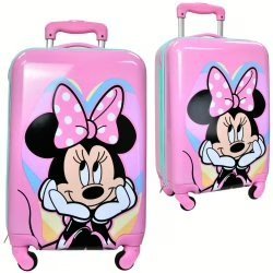 Wholesale Lot Of 42 Minnie Mouse 20″ Hard Sided Luggage With Four Spinner Wheels – MSRP $90 Each – Your Price Is Only $49 Each