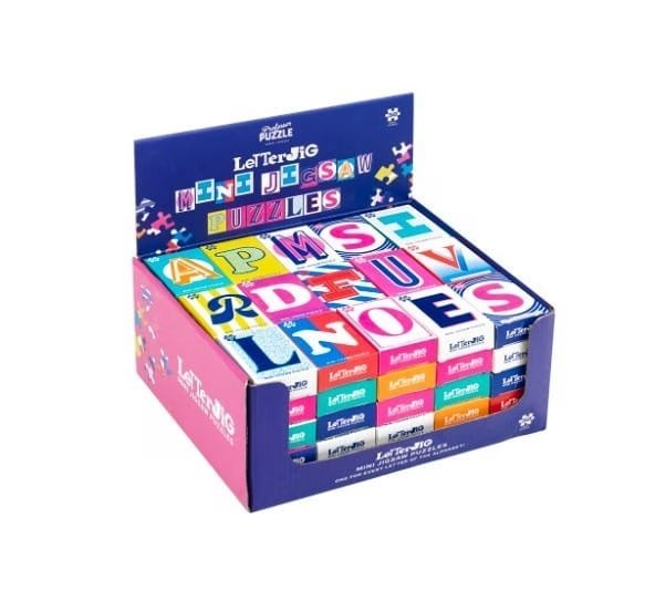 Wholesale Lot Of 300 Professor Puzzle LetterJig – Mini Letter Jigsaw Puzzles – Suggested Retail Price $1.99 Each – Your Price Is Only $0.45 Each – Free Shipping