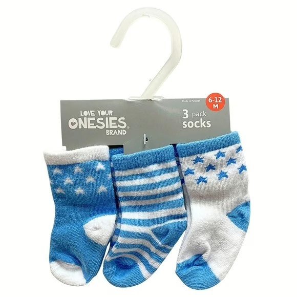 Wholesale Lot Of 1,440 Packs Of Baby And Toddler Socks By Gerber Childrenswear – 3 Pairs In A Pack – MSRP $11.99 Per Pack – Your Price Is Only $1.25 Per Pack