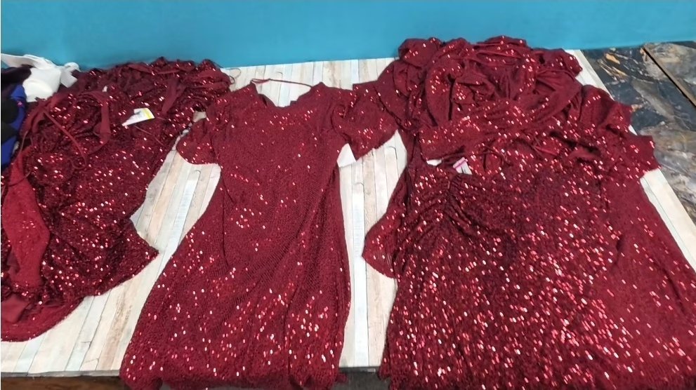 Wholesale Lot Of 18 Nordstrom Sequin Party Dresses By ASTR – Mostly L And XL – Suggested Retail Price $99.99 Each – Your Price Is Only $15 Each – Free Shipping
