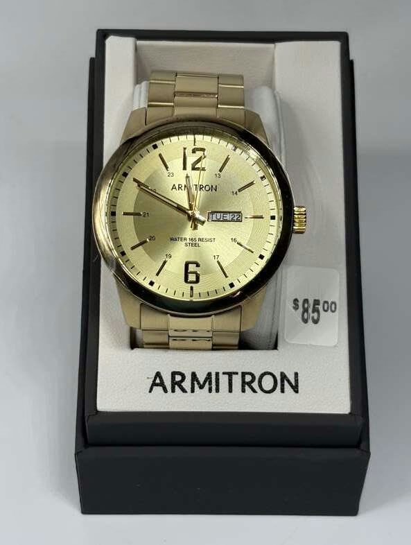 Wholesale Lot Of 2,430 Armitron Watches – Original MSRPs Of Up To $115 Each – Asking 80% Below MSRP – Please Contact Me For An Inventory List – Special Take All Pricing Available