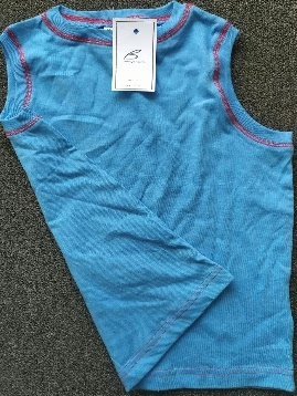 Wholesale Lot Of 1,992 Boys Muscle Shirts (Sizes XS–XL, Colors: White, Lt. Blue, Blue, Orange) – MSRP $19.95 Each – Your Price Is Only $0.65 Each