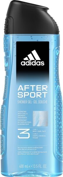 Wholesale Lot Of 1,728 Adidas After Sport Shower Gel 400ml – Suggested Retail Price $5.00 Each – Your Price Is Only $2.65 Each