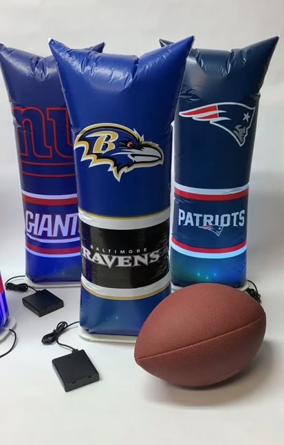 Wholesale Lot Of 15,000 Licensed NFL Inflatables – MSRPs $19.97 To $29.97 Each – Your Price Is Only $1.50 Each