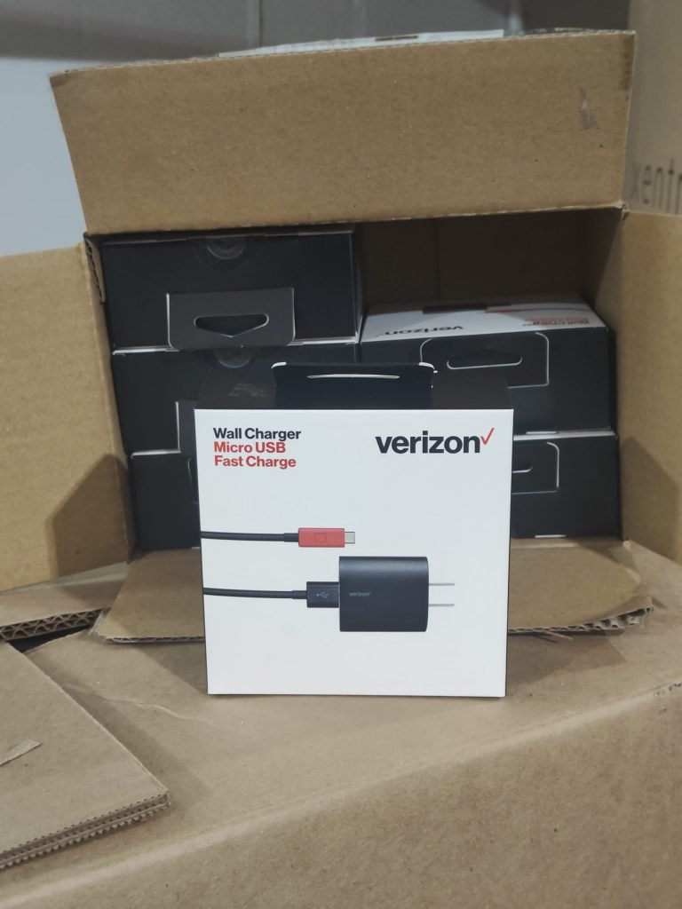 Wholesale Lot Of 1,636 Verizon Wall Charger – Micro USB – Fast Charge – 3 AMP UPC 097738603481 – MSRP $34.99 Each – Your Price Is Only $1.50 Each
