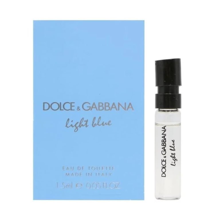 Wholesale Lot Of 1,000 Light Blue by Dolce & Gabbana Perfumes For Women – 0.05 FL OZ – MSRP $7.00 Each – Your Price Is Only $0.70 Each