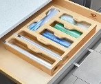 Wholesale Lot of Bamboo Ziploc Bag Organizer (636 Units – UPC 886466383488) – Retail Price $39.99 Each – Your Price Only $10.00 Each