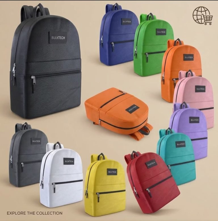 Wholesale Lot Of 1,000 Bulk 17-Inch Backpacks – Lightweight Bookbags For Kids And Adults – Assorted Colors – School, Travel, Gym, Events & Corporate Use