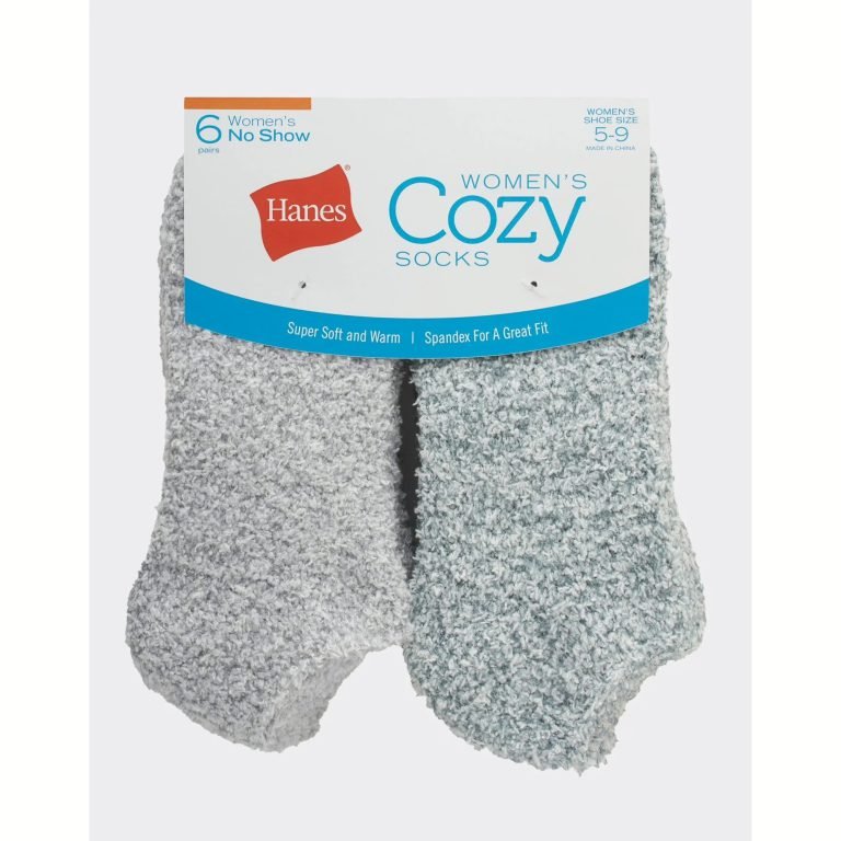 Wholesale Lot Of 72 Packages Of Women’s Hanes Cozy Socks – 6 Pairs In A Package – Size 5-9 – MSRP $14.00 A Package – Your Price Is Only $2.00 For Each Package