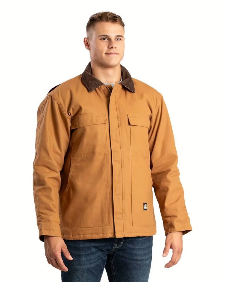 Wholesale Lot Of 80 Men’s Heritage Duck Chore Coats – Color Brown – 100% Cotton Shell – 100% Polyester Filler – M-XL – Your Price Is Only $25 Each