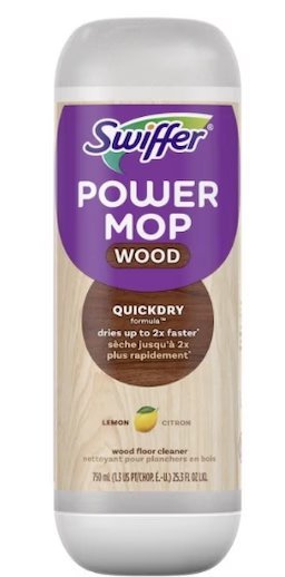 Wholesale Lot Of 678 Swiffer PowerMop Liquid Refill Wood Quick Dry Lemon 25.3oz – 6 Per Case – UPC 030772084182 – $3.59 Each