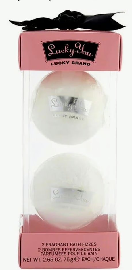 Wholesale Lot Of 775 Lucky Brand Fragrant Bath Fizzes – UPC 719346234047 – MSRP $18.00 Each – Your Price Is Only $1.40 Each