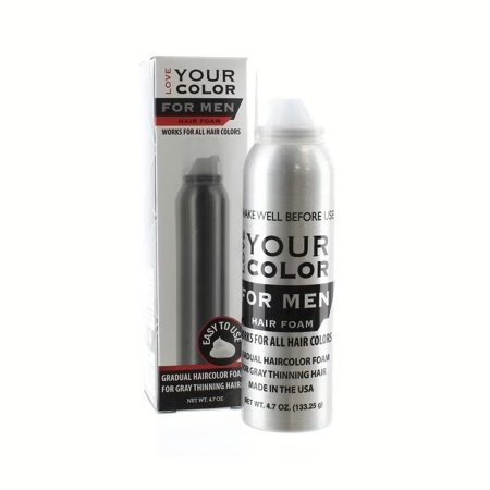 Wholesale Lot Of 5,576 Love Your Color for men by Cosamo Gradual Hair Color Foam, 4.7 oz – UPC 037182721867 – Your Price Is Only $6.00 Each