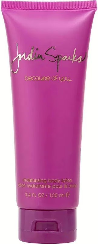 Wholesale Lot Of 1,000 BECAUSE OF YOU/JORDIN SPARKS BODY LOTION UNBOXED 3.4 OZ (100 ML) (W) – MSRP $14.95 Each – Your Price Is Only .65 Each