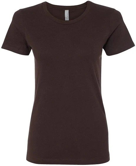 Wholesale Lot Of 2,304 Women’s Fashion T-Shirts – Color Brown – S-XL – 95% Cotton/5% Spandex – MSRP $9.99 Each – Your Price Is Only .35 Each