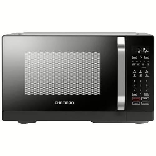 Wholesale Lot Of 225 Chefman MicroCrisp 0.8 Cu. Ft. Countertop Microwave Ovens + Crisper 1800 Watts – Black – $179.99 Each – Your Price Is Only $80 Each