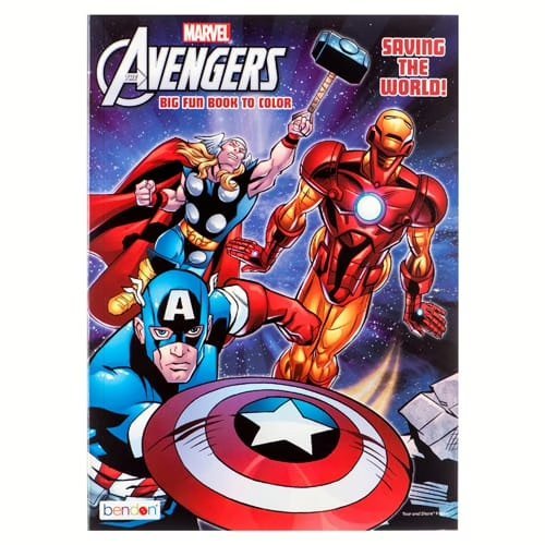 Wholesale Lot Of 3,600 Superhero Marvel Avengers 80 Page Coloring Books – Suggested Retail Price $6.99 Each – Your Price Is Only .75 Each
