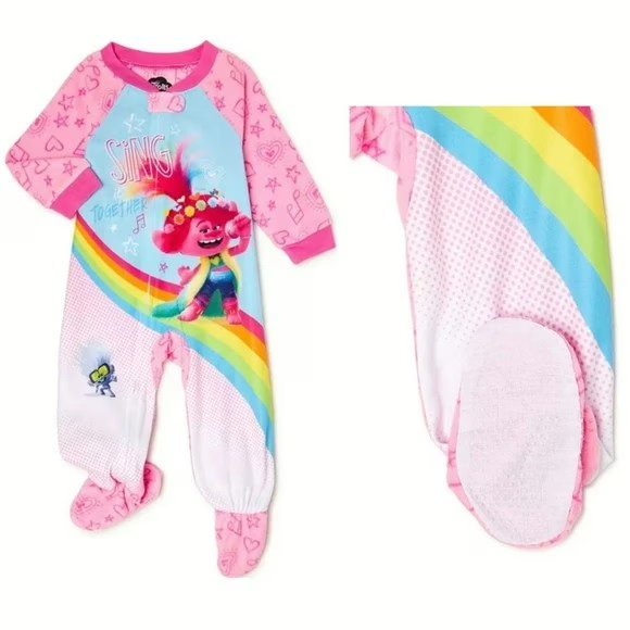 Wholesale Lot Of 576 Troll Pajamas – One Style As Pictured – Size 4T and 5T – MSRP $15.00 Each – Your Price Is Only $2.75 Each