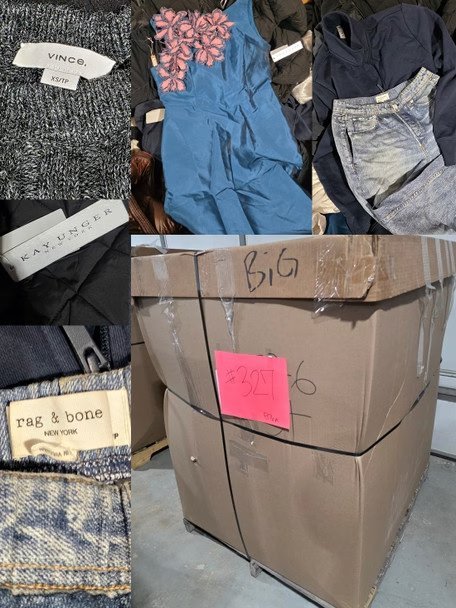 Wholesale Lot Of 876 Pieces Of Overstock And Store Returns From Nordstrom – Brands Such As Vince, Kay Unger, Rag & Bone, The Recycled Planet, SKIMS, Spiritual Gangster, And More – Your Price Is Only $7.30 Each