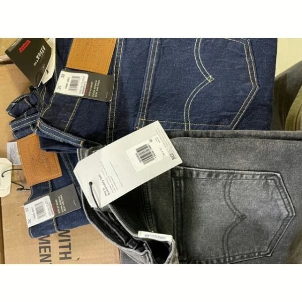 Wholesale Lot of 30 Levi’s 501 Men’s Denim Jeans – Assorted Styles – Your Price Only $32.45 Each