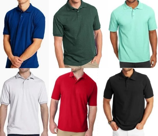 Wholesale Lot Of 36 Hanes Polo Shirts (S-3XL) Each $3.15