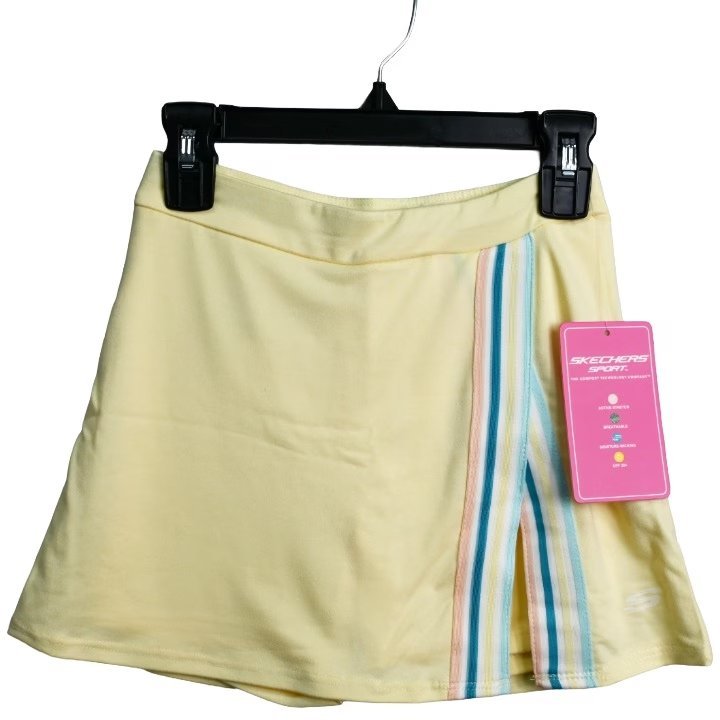 Wholesale Lot Of 1,731 SKECHERS Girls 4-6X Flan Cross Front Skorts – UPC 194257546258 – Suggested MSRP $9.99 – Price $1.50 Each