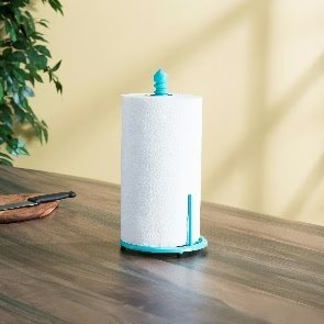 Wholesale Lot of Cast Iron Paper Towel Holder Lattice Turquoise (6 Units – UPC 886466453686) – Retail Price $15.99 Each – Your Price Only $4.00 Each