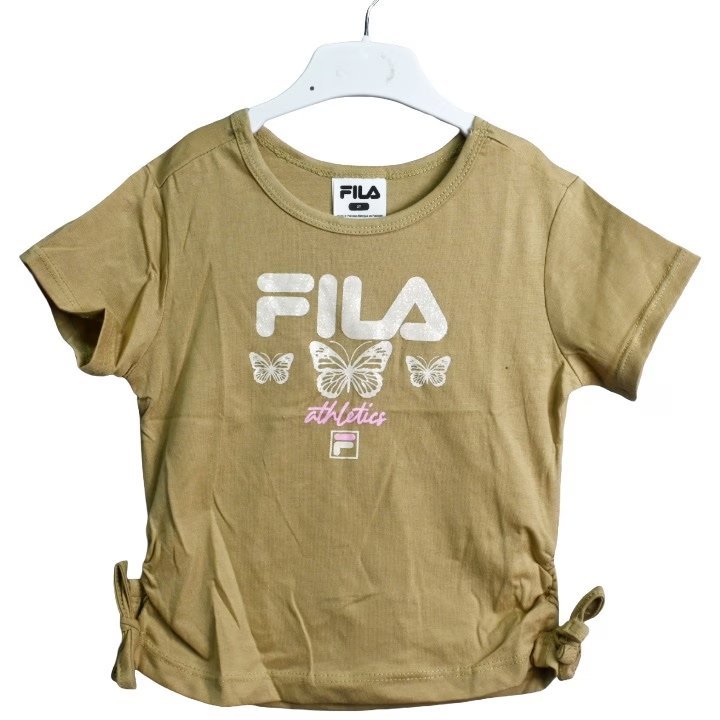 Wholesale Lot Of 431 Fila Girls Irish Cream Glitter Butterfly Fashion Tees – UPC 888393494633 – MSRP $10.00 – Price $2.00 Each