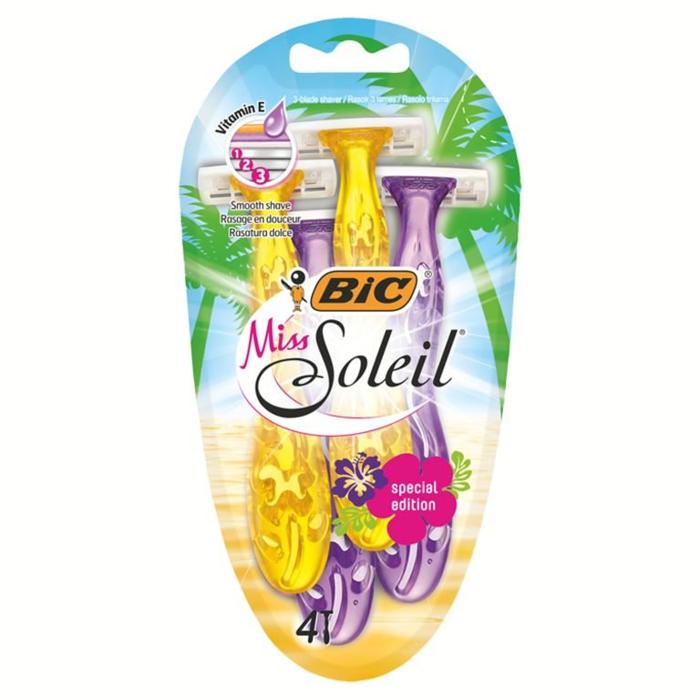 Wholesale Lot Of 2,450 Bic Soleil Razors – UPC: 3086123493049 – Each $2.90