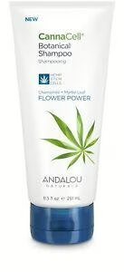 Wholesale Lot of 1,451 Andalou CannaCell Botanical Shampoo, Flower Power, 251 ml/8.5 oz – Sealed – UPC 856932007286 – Your Price Only $2.00 Each