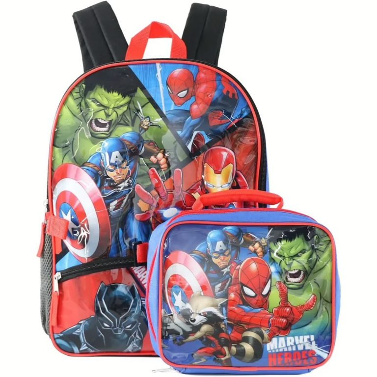 Wholesale Lot Of 42 Marvel Universe Backpacks w/ Lunch Bags – UPC: 840716227922 – Your Price Is Only $11.00 Each – Smaller Quantities Available
