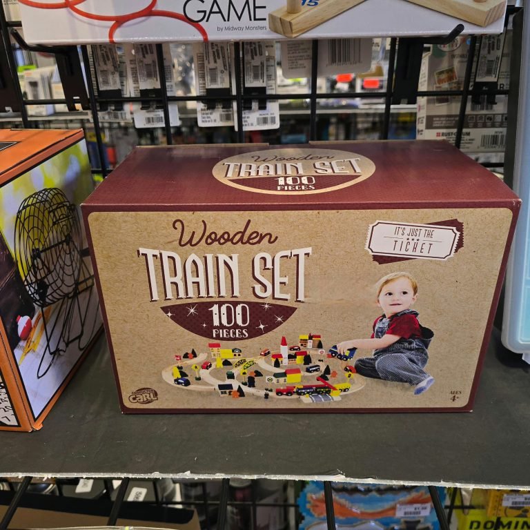Wholesale Lot Of 400 Wooden Train Sets – 100 Piece Sets – Your Price Is Only $19.00 Each