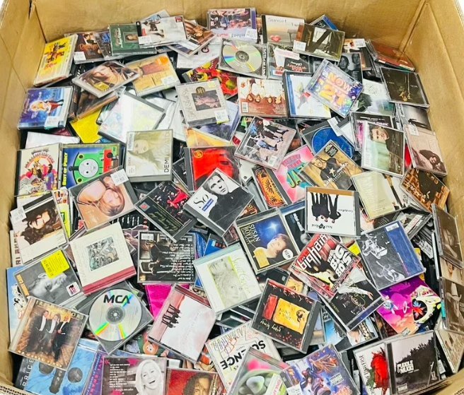 Wholesale Lot Of 48 Pallets Of CDs – Previously Used – Over 100,000 CDs – Your Price Is Only .15 Each