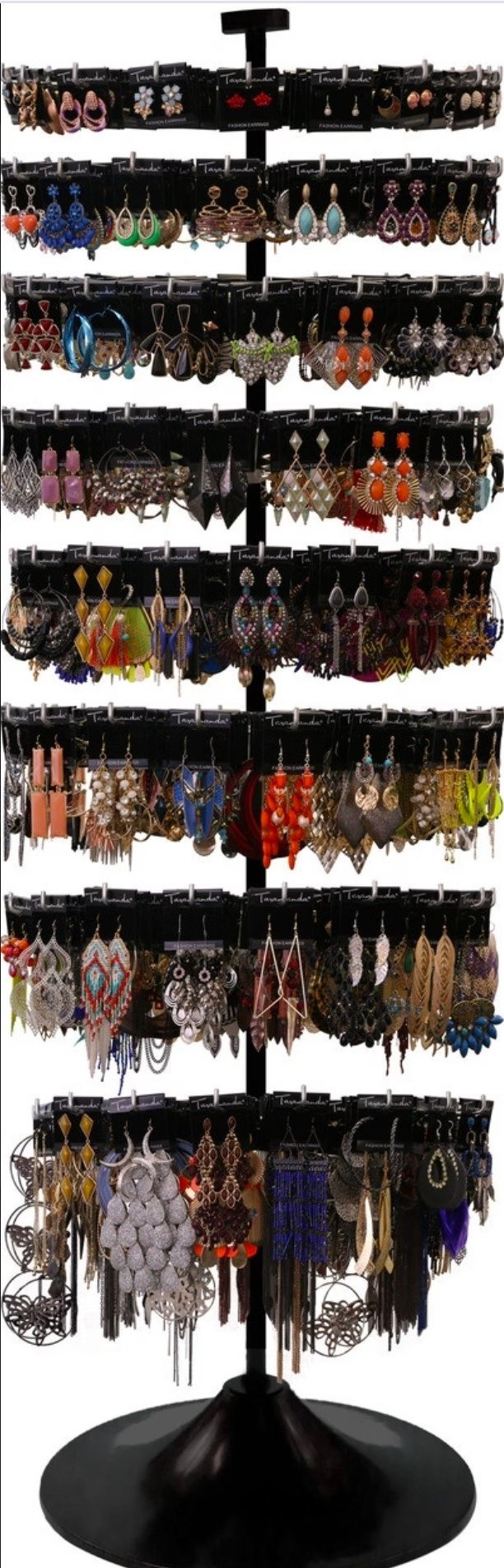 Wholesale Lot Of 1,200 Fashion Earrings – Prepriced At $14.99 Each With UPC Barcodes – Display Stand Included – Your Price Is Only $1.90 Each – Free Shipping