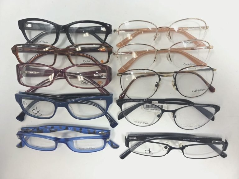 Wholesale Lot Of 10 Calvin Klein Eye Frames – Original Retail Values To $120 Each – Your Price Is Only $19 Each