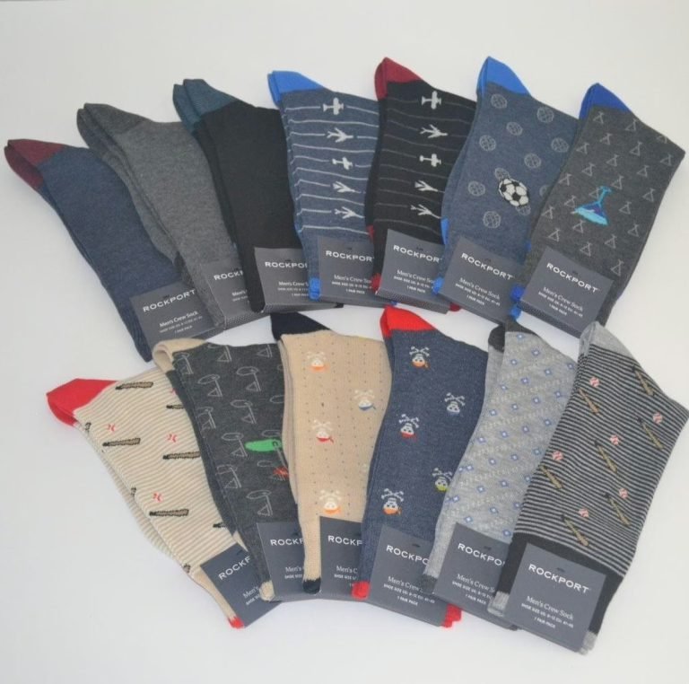 Wholesale Lot Of 12,360 Pairs Of Rockport Men’s Socks – Size 8-12 – Your Price Is Only .70 For Each Pair