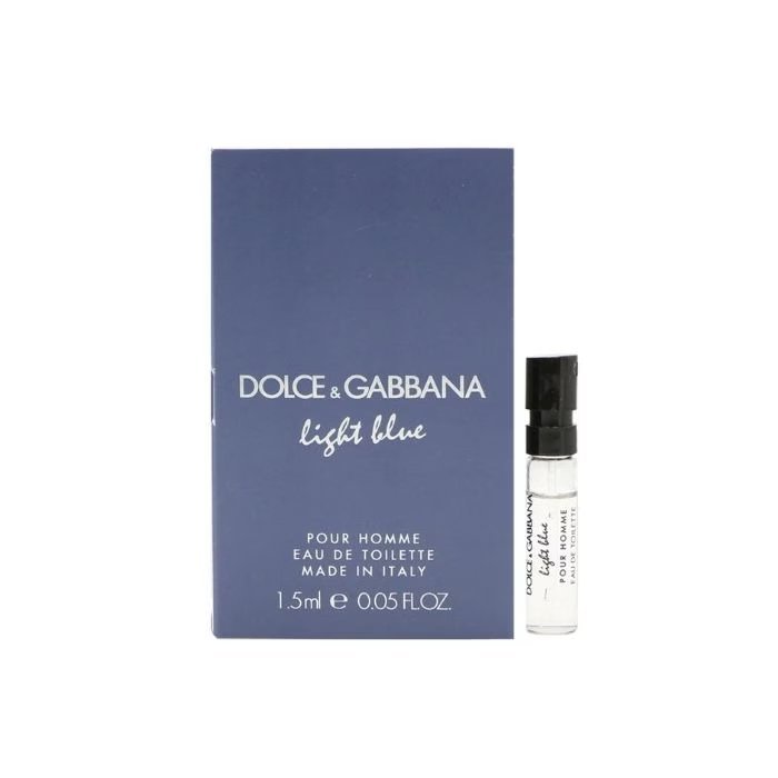 Wholesale Lot Of 1,000 Dolce & Gabbana Light Blue For Men Cologne – 0.05 FL OZ – UPC 8057971184613 – MSRP $7.09 Each – Only $0.70 Each