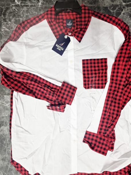 Wholesale Lot Of 16 Nautica Jeans Men’s Dress Shirts – One Color/Style As Pictured – XS-XL – Your Price Is Only $15 Each – Free Shipping