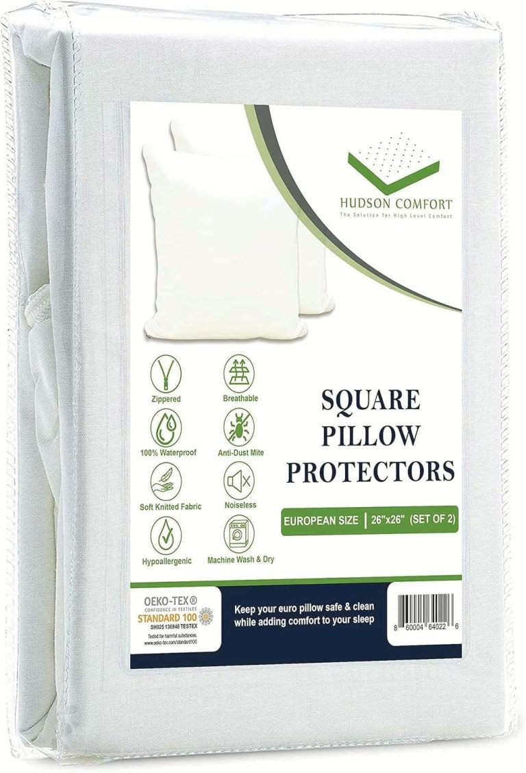 Wholesale Lot of 378 16×16 Square Pillow Protectors – Two-Pack – Your Price Is Only $3.50 Each