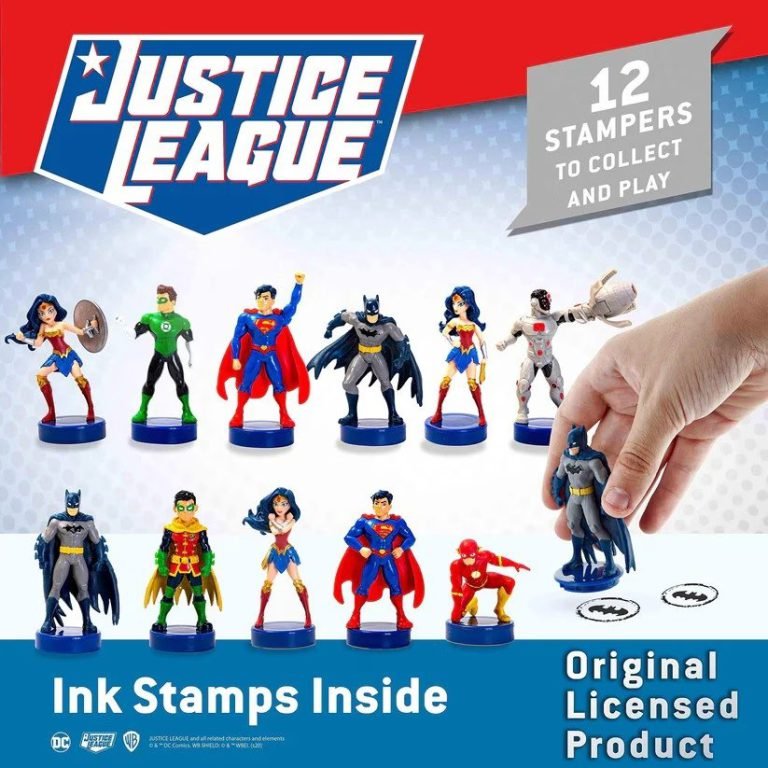 Wholesale Lot Of 240 Justice League Stampers Sets – 12 Figures In A Set – Suggested Retail Price $29.99 Each Set – Your Price Is Only $7 Each Set – Free Shipping