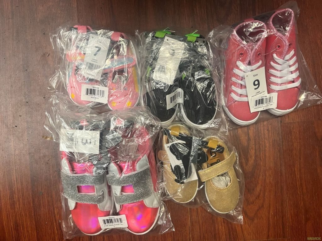 Wholesale Lot Of 4,842 Brand New Children’s Sneakers – Your Price Is Only $1.90 Each