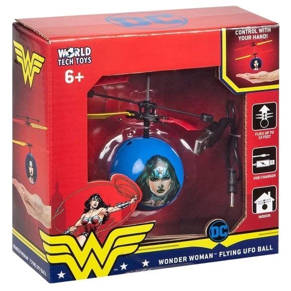 Wholesale Lot Of 288 Wonder Woman Flying UFO Helicopter Toys – Suggested Retail Price $14.99 Each – Your Price Is Only $3.50 Each