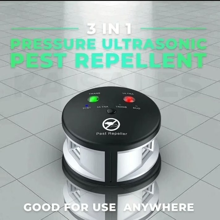 Wholesale Lot Of 432 Units Of 3 In 1 Pressure Ultrasonic Repellents – Electronic Control for Pest Rat Rodent – MSRP $27.99 Each – Your Price Is Only $6 Each