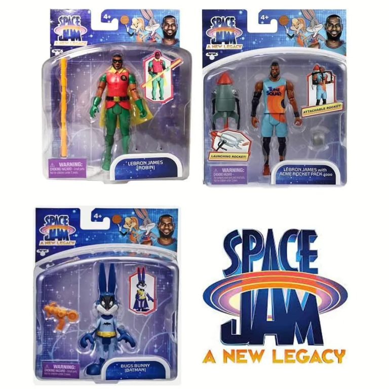 Wholesale Lot of 1,151 Space Jam: A New Legacy Action Figures – Assorted Bugs Bunny (Batman) & LeBron James (Robin) – Collectible Movie Figures – Your Price Is Only $4.00 Each – Take All – FOB TN