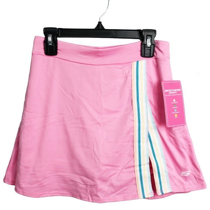 Wholesale Lot Of 2,147 SKECHERS Girls 4-6X Pink Cross Front Skorts – UPC 194257555427 – MSRP $15.99 – Price $1.50 Each