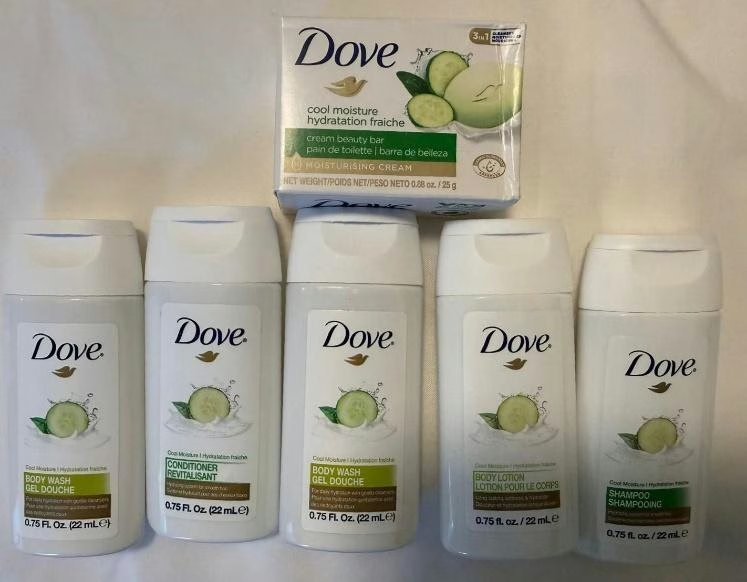 Wholesale Lot Of 258,620 Dove Travel Size Shampoos, Conditioners, Body Washes, And Soap Bars – TSA Approved – Expiration Date June 2027 – Your Price Is Only .20 Each